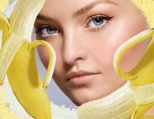 banānu maska ​​sejas atjaunošanai